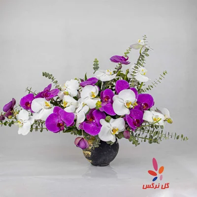 گلدان سفالی ارکیده (شماره 1)