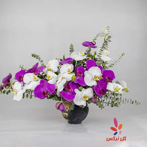 گلدان سفالی ارکیده (شماره 1)