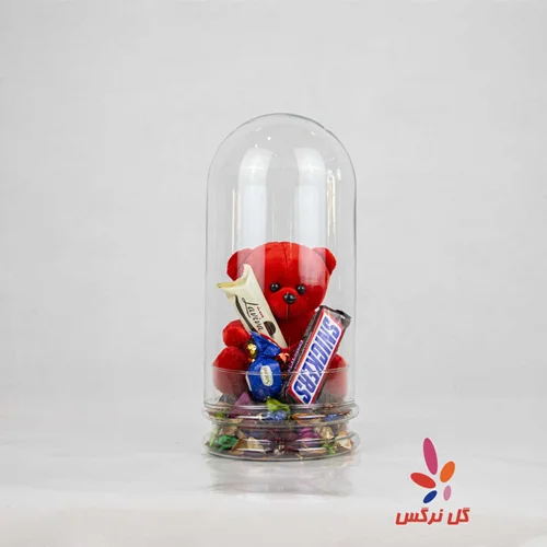 باکس شیشه ای ولنتاین سایز کوچک (شماره 1)