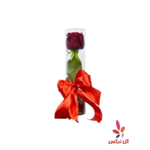رز شیشه‌ای قرمز